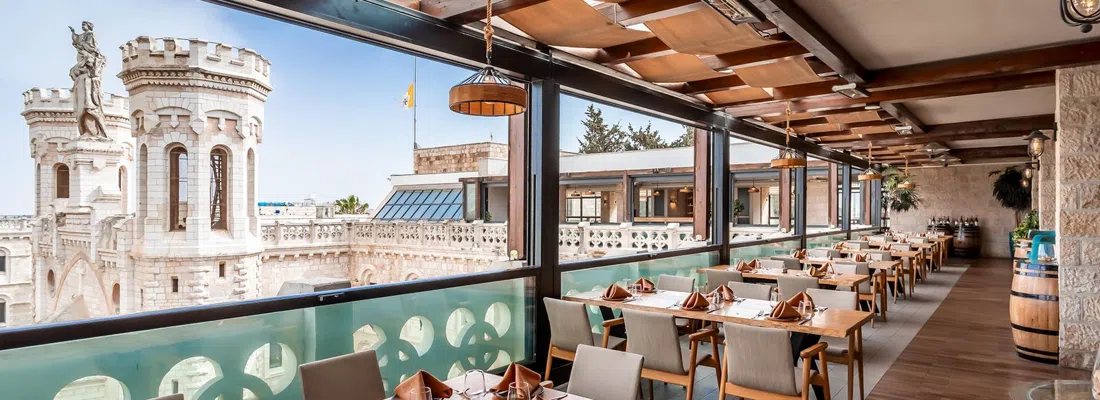 Notre Dame Rooftop Cheese & Wine Restaurant, Jerusalem