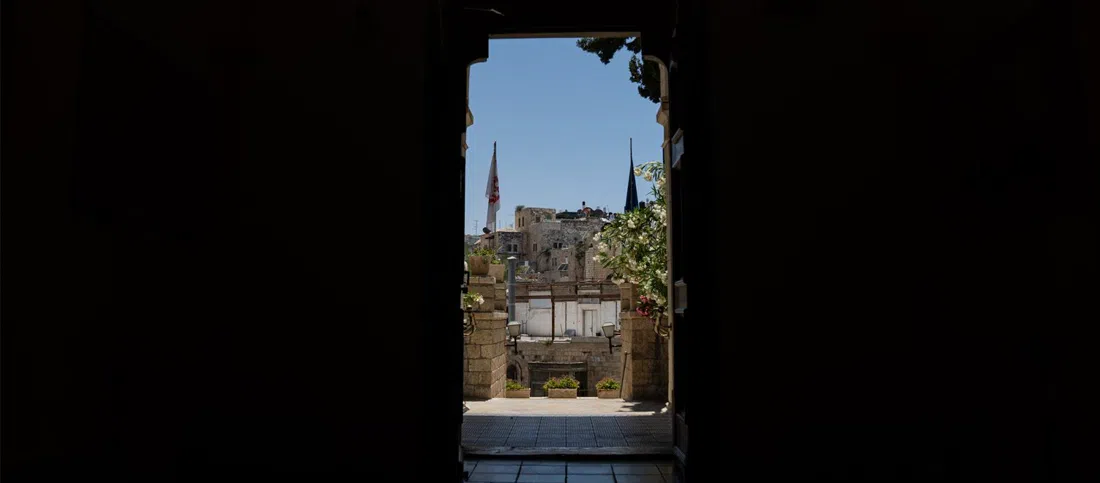 Austrian Hospice — Café Triest & rooftop terrace, Jerusalem