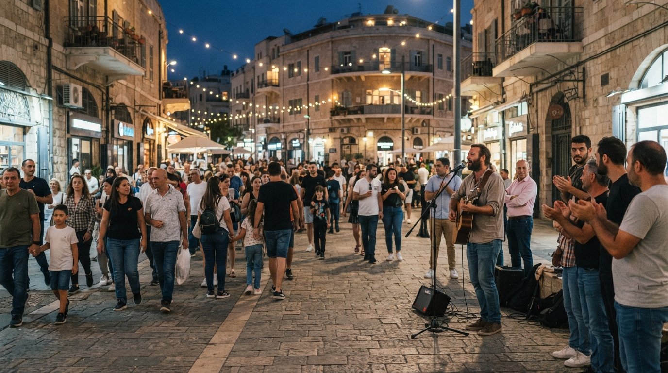 Downtown Triangle, Jerusalem: where the city loosens its collar