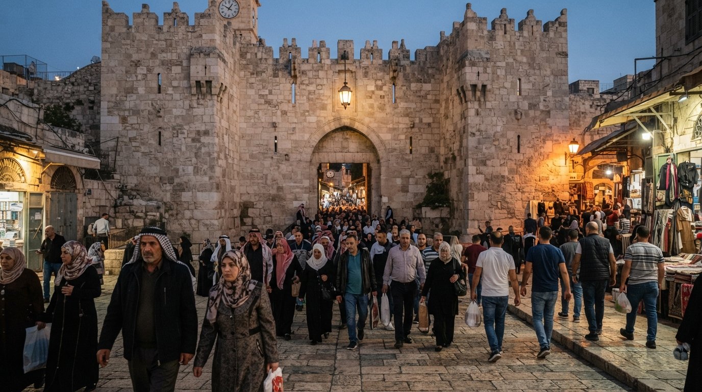 East Jerusalem, Jerusalem: markets, pilgrim sites and old hotels
