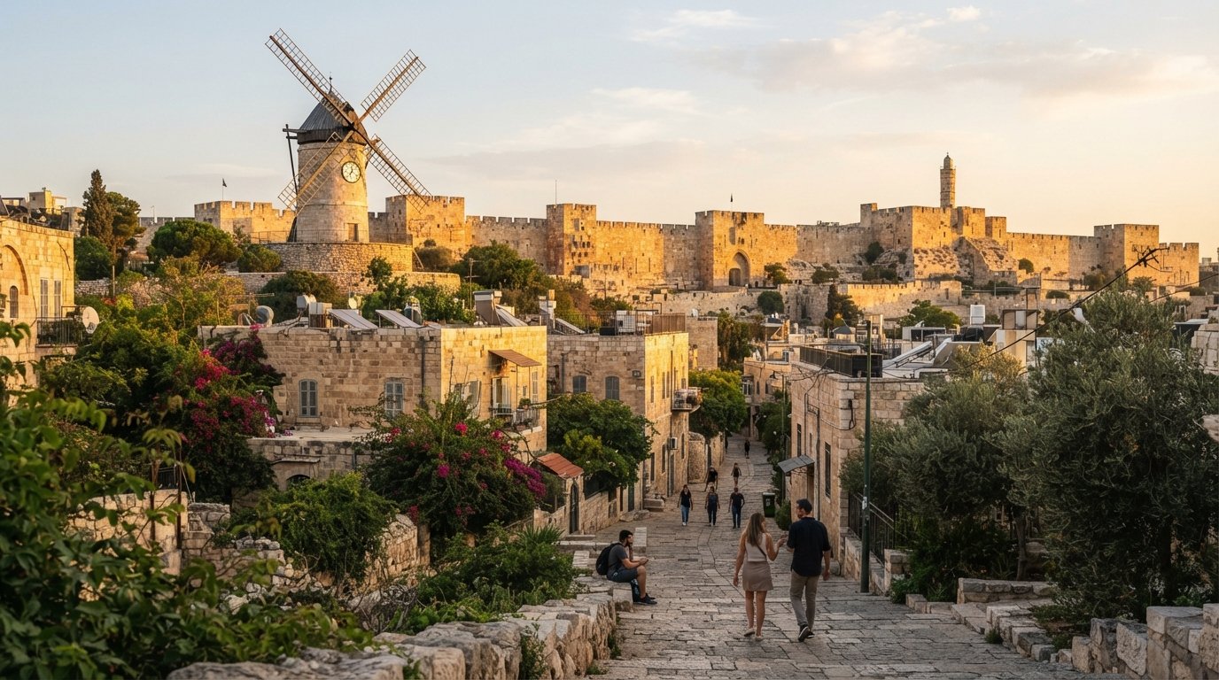Yemin Moshe, Jerusalem: Stone Lanes Above the Hinnom Valley